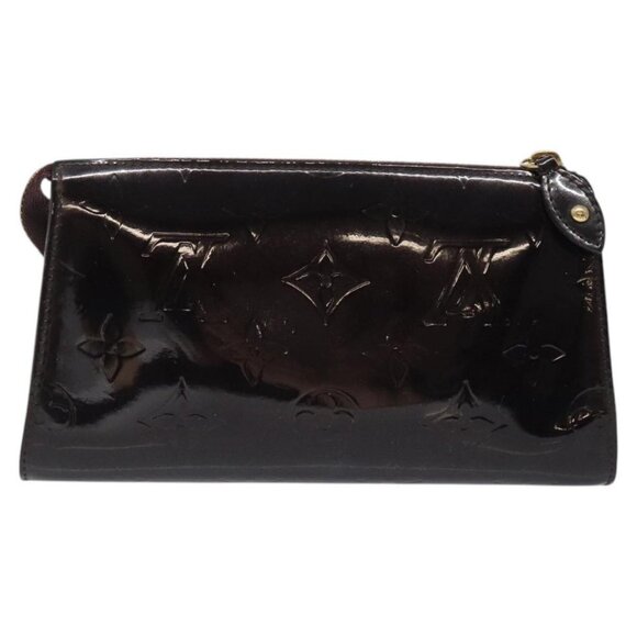 LOUIS VUITTON Monogram Vernis Trousse Cosmetics Amarante - Picture 11 of 16